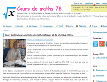 Tablet Screenshot of cours-de-maths-78.fr